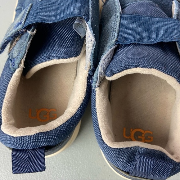UGG Toddler Rennon Low Blue Unisex Kids Sneakers Hook Loop Closure Size 10 - Picture 9 of 14